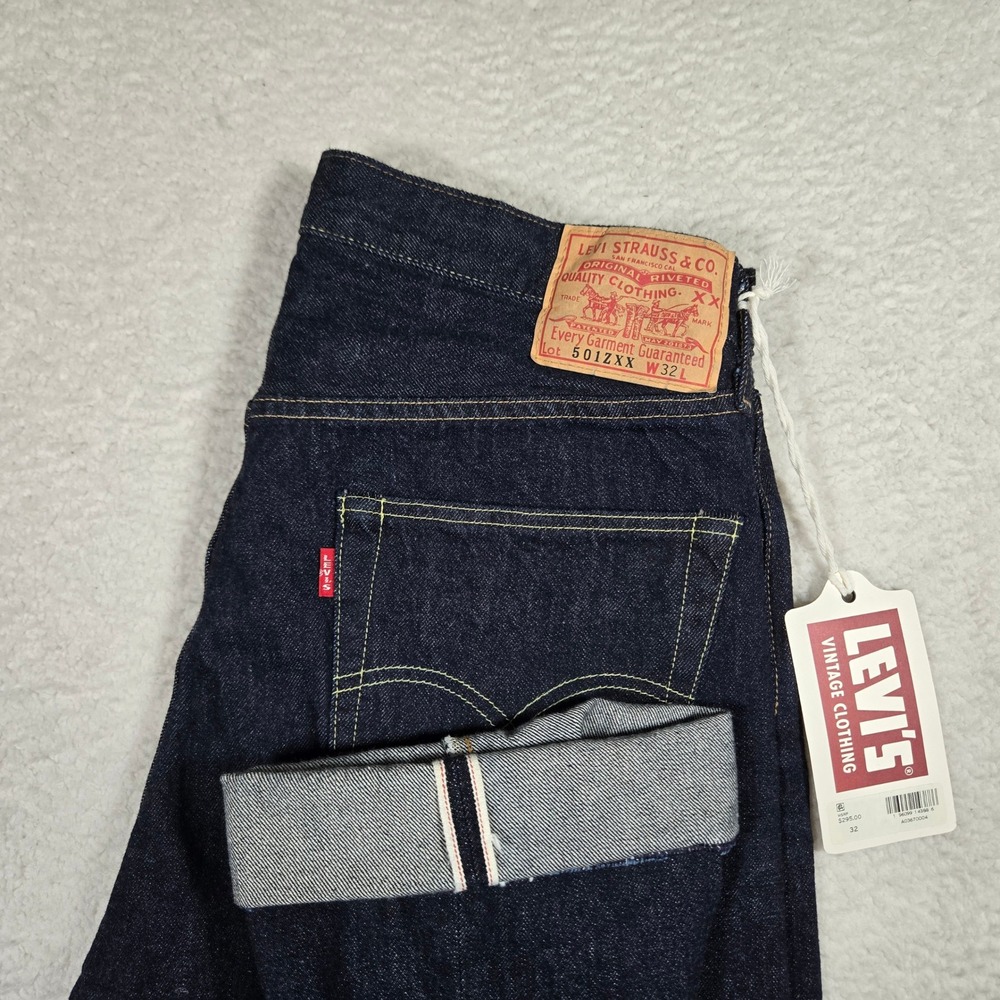 Levis Vintage Clothing 1960 501z Selvedge Jeans Indigo Mens 32 Made in Japan LVC